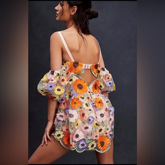 COPY - FOR LOVE & LEMONS Prato Mini Dress - Picture 3 of 10